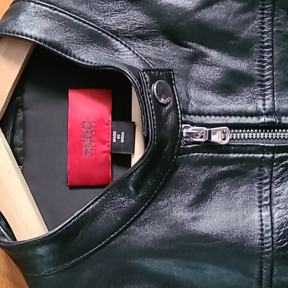 Motor Leather Jeacket - Picture 3 of 7